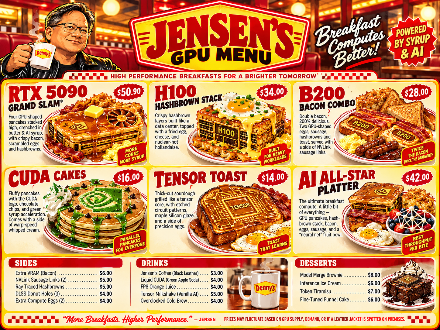 Jensen's illustrated GPU breakfast menu